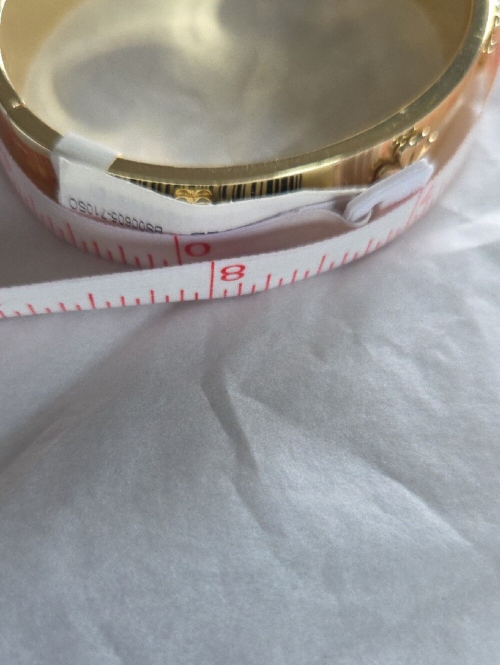 SAVIENE 18K Goldplated & Cubic Zirconia Clover Bangle - Picture 8 of 8